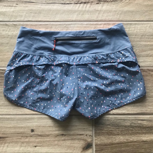 Lululemon Speed Shorts - Confetti Cake Multi, Sz 6 - Picture 2 of 8